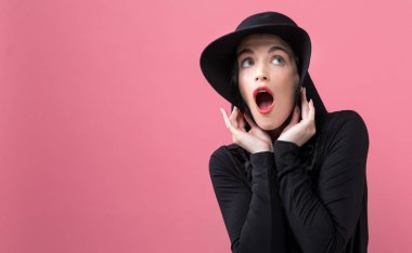 Genç kadın poz şaşırttı