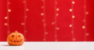 Cadılar Bayramı Balkabağı parlak ışıklar ile