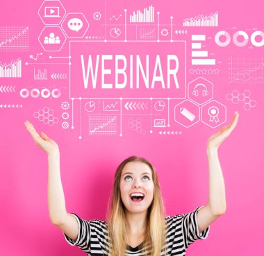 Webinar genç kadınla