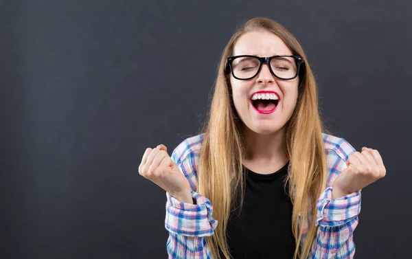 Jovencita exitosa — Foto de Stock