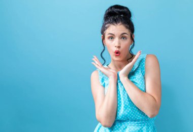 Genç kadın poz şaşırttı