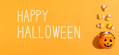 Kabak genel gider Oda mutlu Cadılar Bayramı mesajı