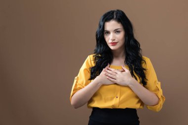 İçten ifade kadınla