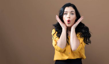 Genç kadın poz şaşırttı