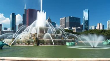 Buckingham Çeşmesi Chicago, hızlandırılmış