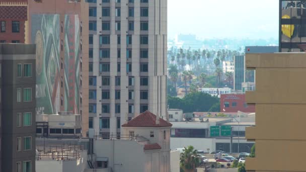 Downtown Los Angeles in the afternoon — Stock Video