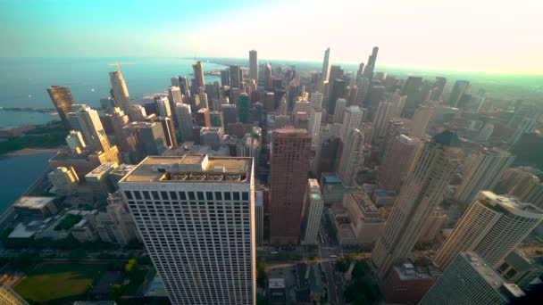 Paesaggio urbano del centro di Chicago — Video Stock