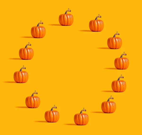 Abóboras de laranja de outono — Fotografia de Stock