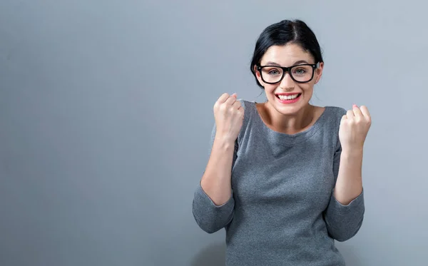 Giovane donna di successo — Foto Stock