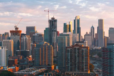Chicago gökdelenleri gökyüzü çizgisi