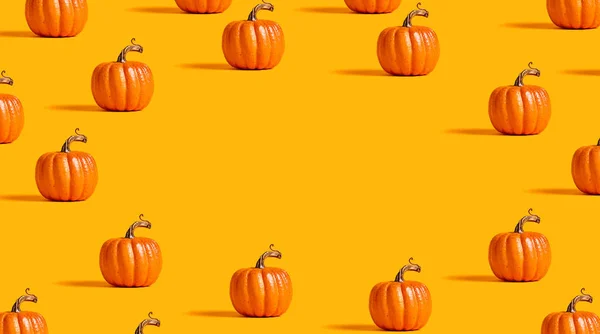 Podzimní oranžové dýně — Stock fotografie