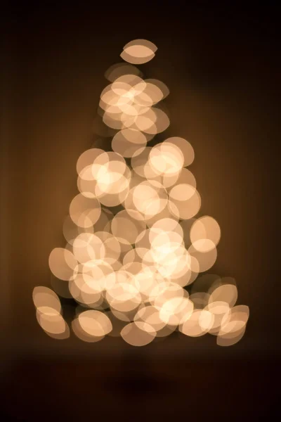 Árbol de Navidad abstracto borroso — Foto de Stock