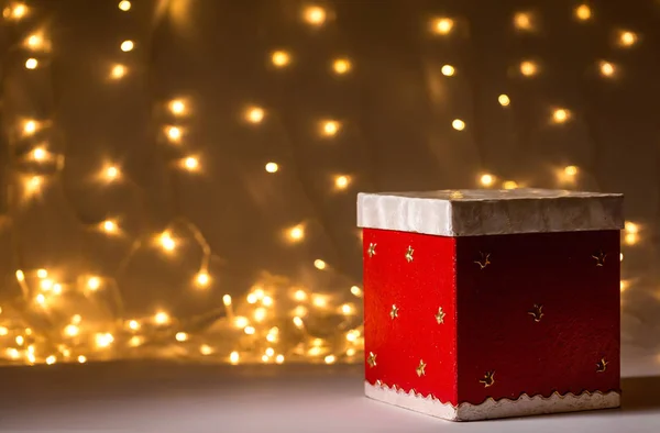 Weihnachtsgeschenkbox — Stockfoto