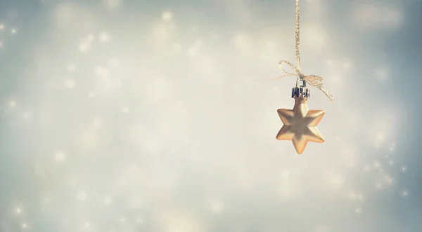 Ornamento estrela de Natal — Fotografia de Stock