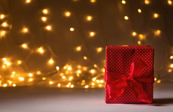 Scatola regalo di Natale — Foto Stock