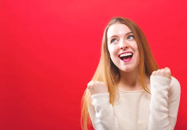 Jovencita exitosa — Foto de Stock