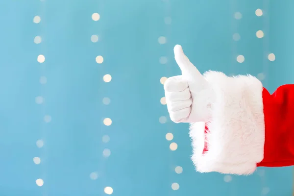 Babbo Natale che dà pollice su — Foto Stock