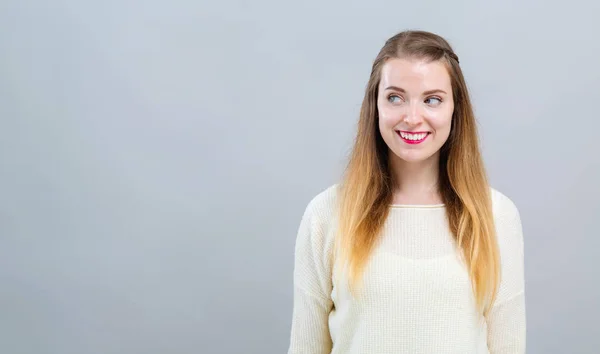 Gelukkig jong vrouw — Stockfoto