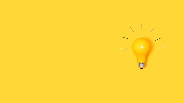 Idea light bulb — Stock Photo, Image