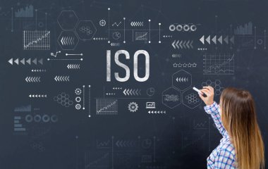 Genç kadın ile ISO