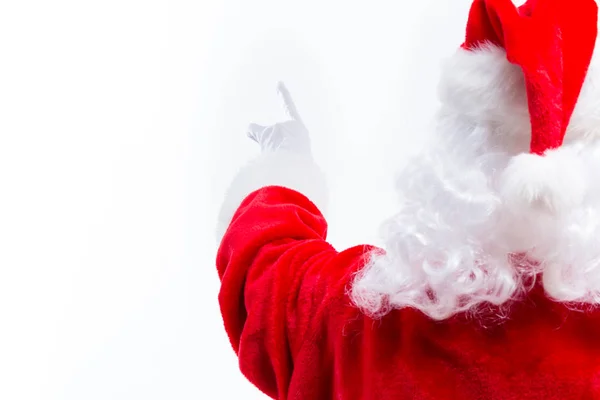 Santa Pointing verso l'alto — Foto Stock