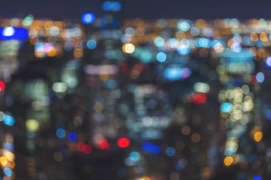 Bulanık bokeh Chicago soyut cityscape