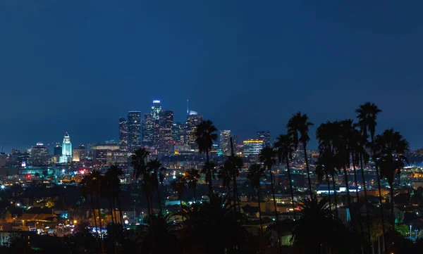 Вид с воздуха на Лос-Анджелес, Калифорния — стоковое фото
