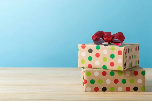 Christmas gift boxes — Stock Photo, Image