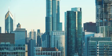 Chicago manzarası gökdelenler