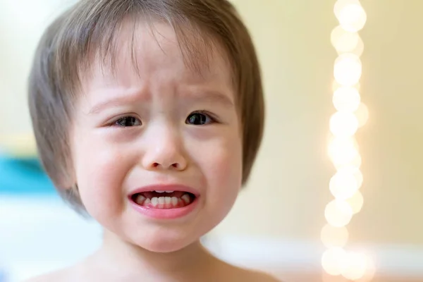 Crying toddler boy — Stock Photo, Image