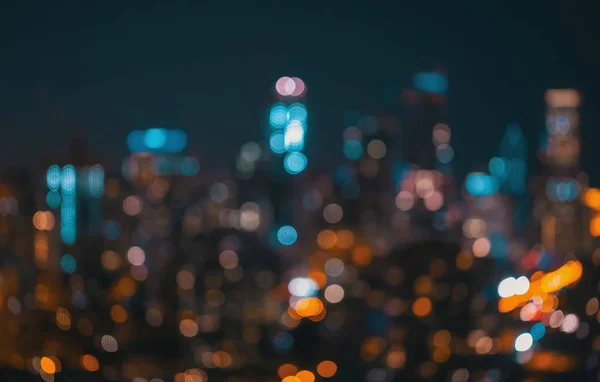 Blurred bokeh Chicago abstract cityscape