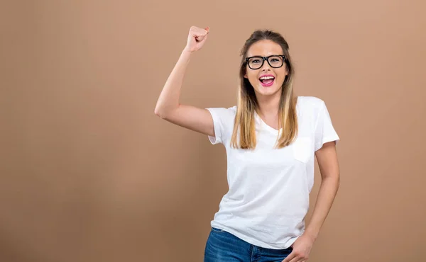 Jovencita exitosa — Foto de Stock