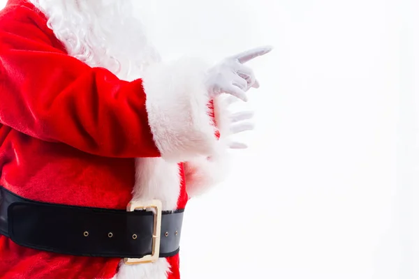 Santa s polohovací gesto — Stock fotografie