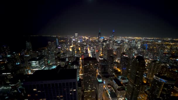 Downtown Chicago cityscape — Stok video