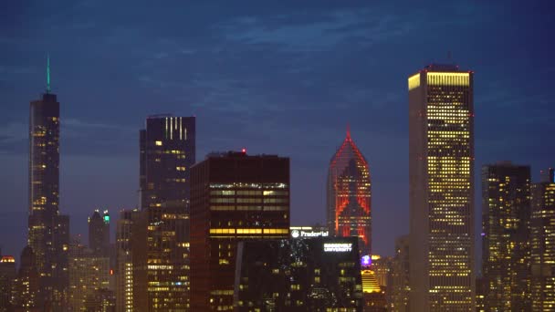 Centro de Chicago paisagem urbana — Vídeo de Stock