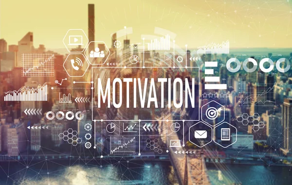 Motivation med New York City — Stockfoto