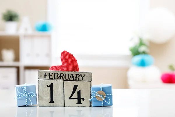 День святого Валентина 14 февраля — стоковое фото
