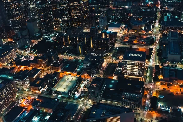 Vista aérea del centro de Los Ángeles — Foto de Stock