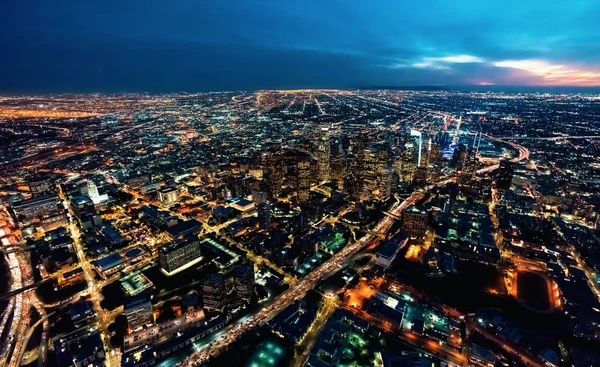 Vista aérea del centro de Los Ángeles —  Fotos de Stock