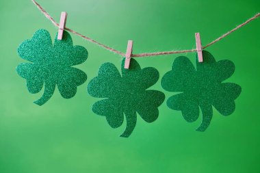 Süslemeleri ile St Patricks Günü teması