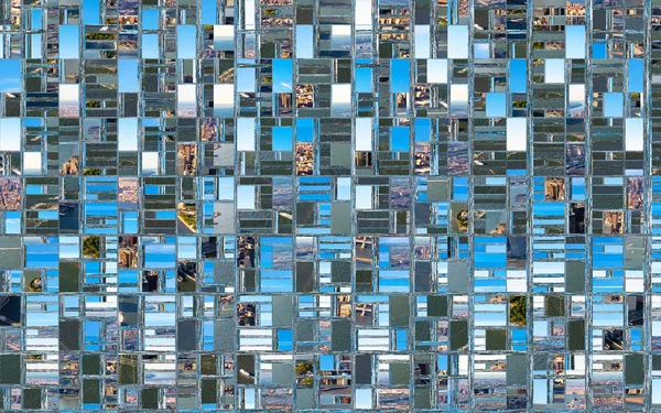 Abstrakt bakgrund collage mosaik design — Stockfoto