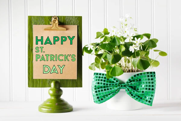 Papan pesan Saint Patricks Day — Stok Foto