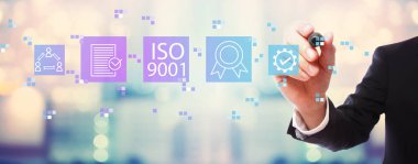 ISO 9001 işadamı ile