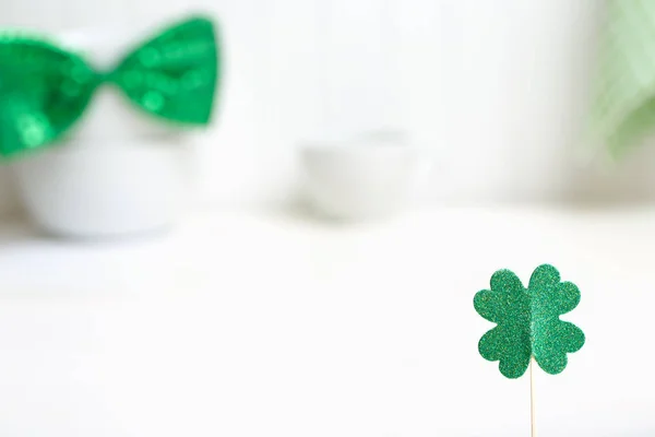 St. Patricks Day thema met decoraties — Stockfoto