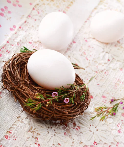 Tema de Páscoa com ovos — Fotografia de Stock