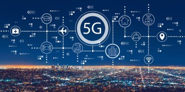 Los Angeles şehir merkezli 5G ağı