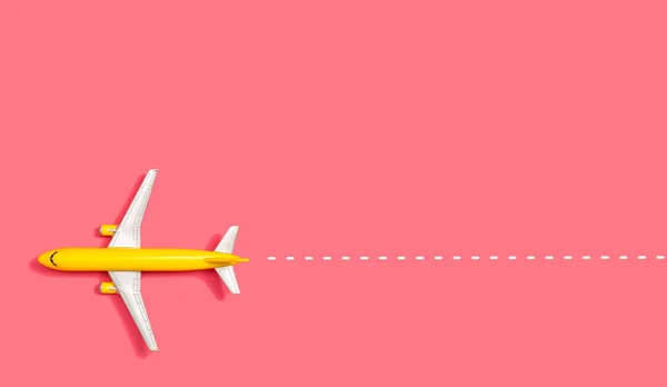 Іграшка мініатюрні літак — стокове фото