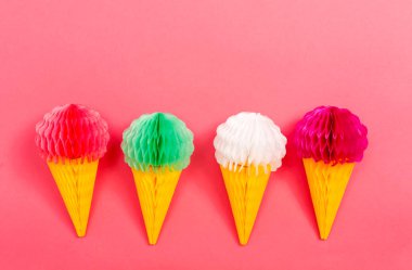 Dondurma koni parti dekorasyon