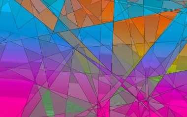 Soyut üçgen şekil geometrik arka plan