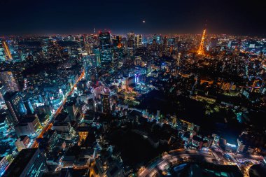 Tokyo, Japonya 'nın hava manzarası